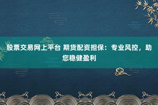 股票交易网上平台 期货配资担保:专业风控,助您稳健盈利